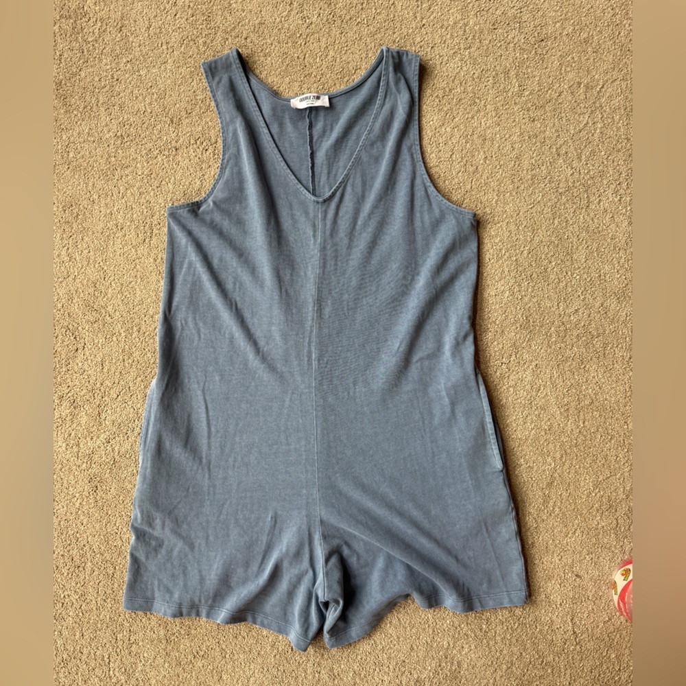 Double Zero Charcoal Romper